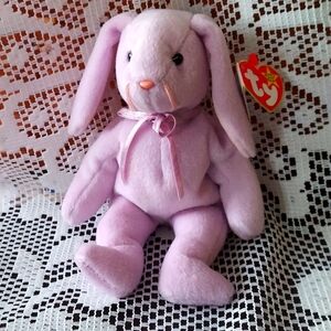 Ty Lilac Bunny Beanie